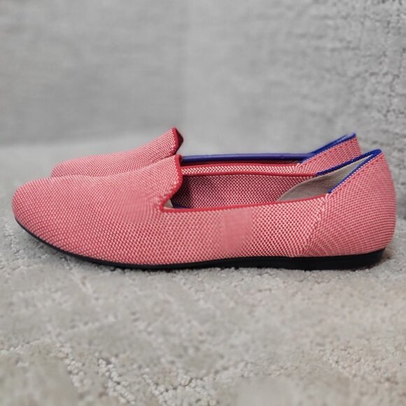 Rothy's The Loafers Women's Size 8 US Red Lollipop Textile Slip On Flat Shoes - Picture 5 of 12